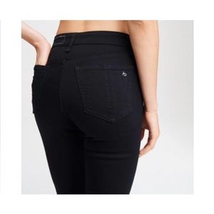 Rag & Bone High Rise Skinny No Fade